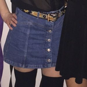 TOPSHOP Denim Skirt